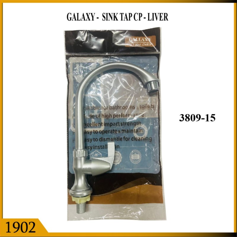 SINK TAP LIVER CP PVC PKT (1902)
